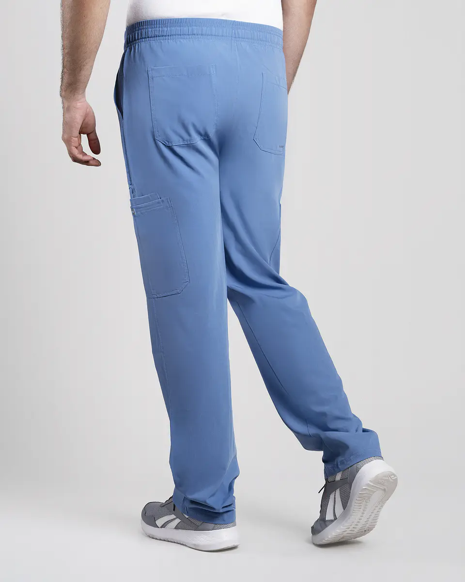 PANTALON COMFOR HOMBRE CELESTE 2
