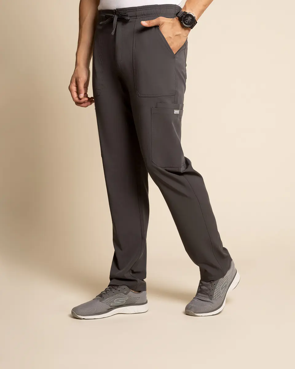 PANTALON HOMBRE COMFORT GRIS 1