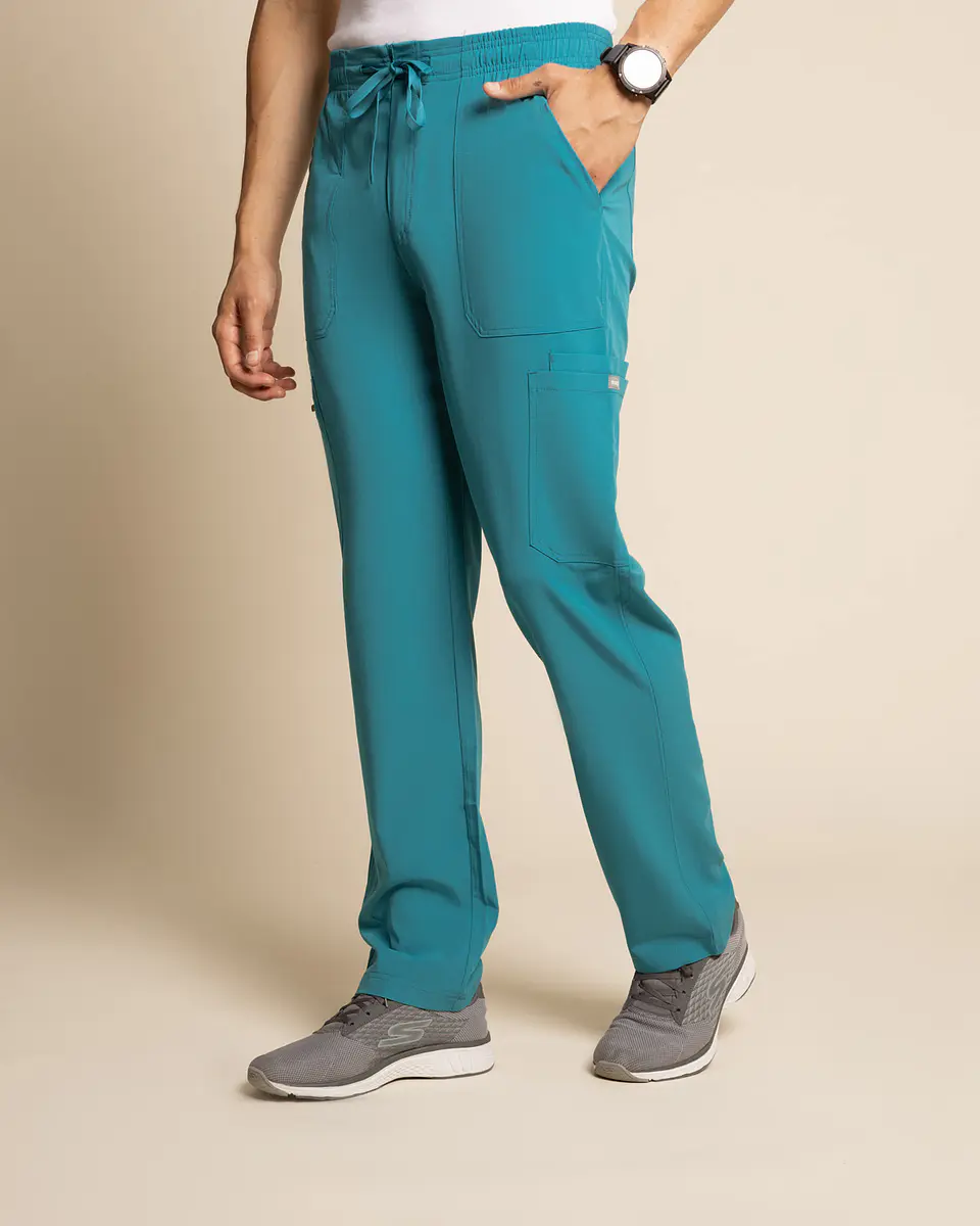 PANTALON HOMBRE COMFORT TEAL BLUE 1