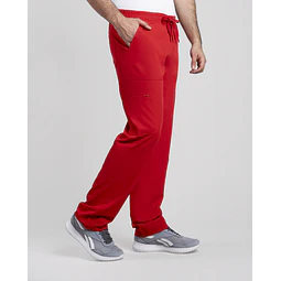 PANTALON COMFORT HOMBRE ROJO