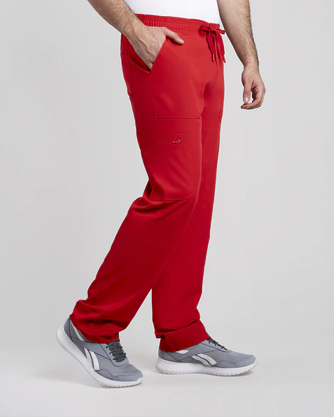 PANTALON COMFORT HOMBRE ROJO