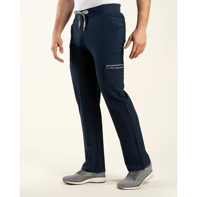 PANTALON HOMBRE SPORT STRETCH AZUL MARINO