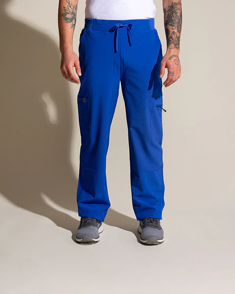 PANTALON SPORT STRETCH HOMBRE AZUL REY