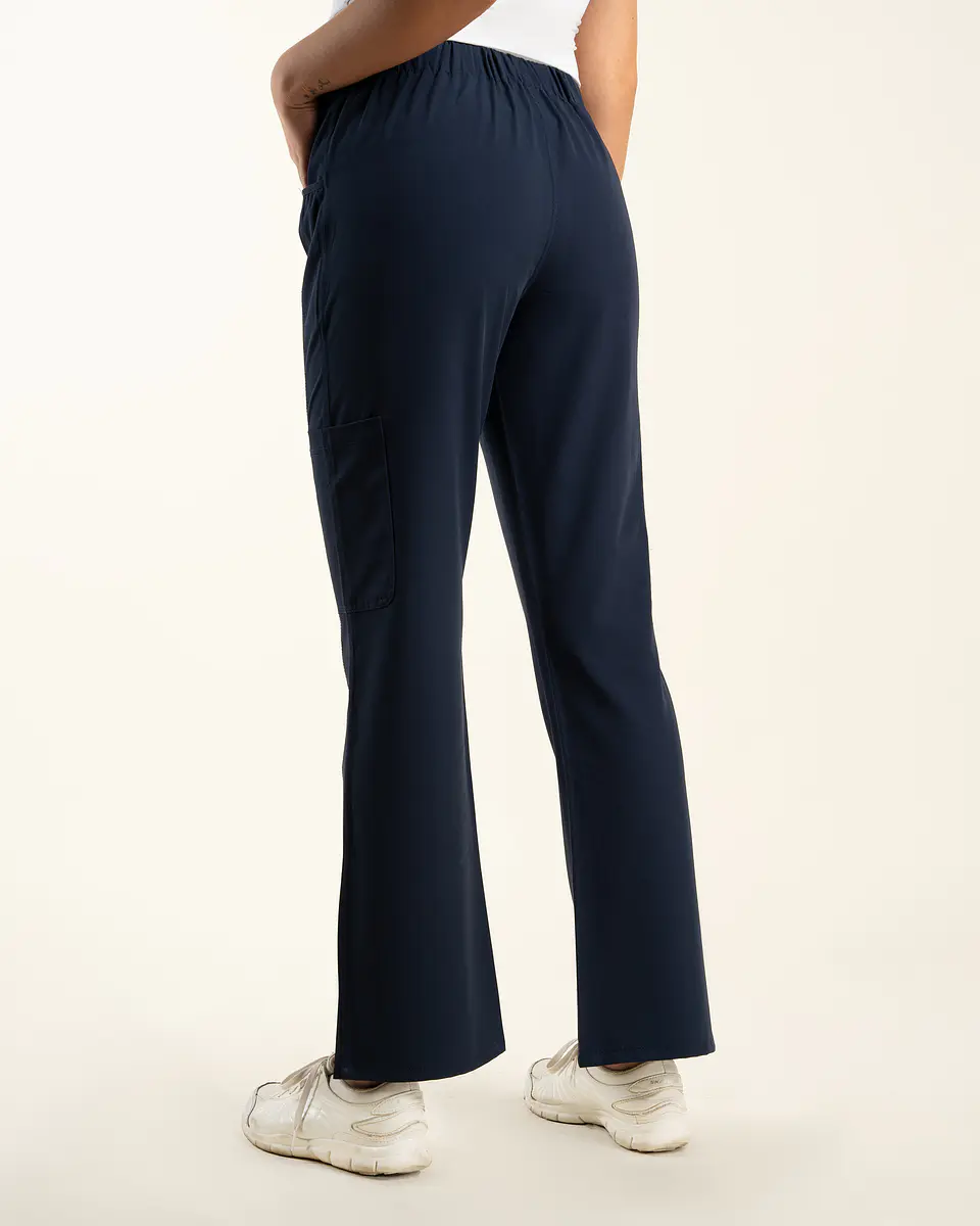 PANTALON MUJER COMFORT AZUL MARINO 2