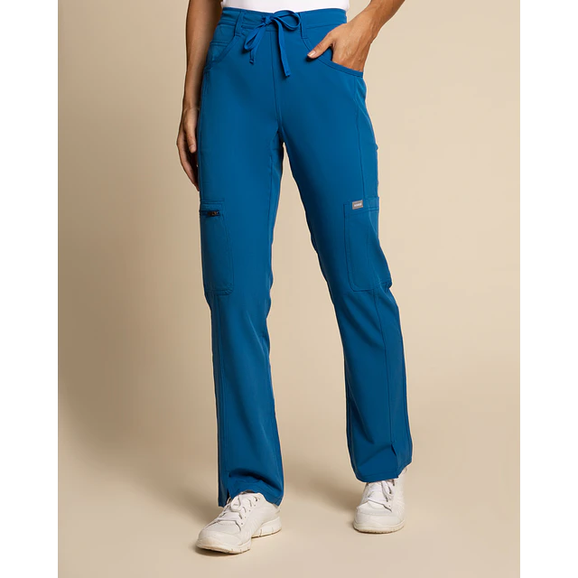 PANTALON MUJER COMFORT AZUL REY