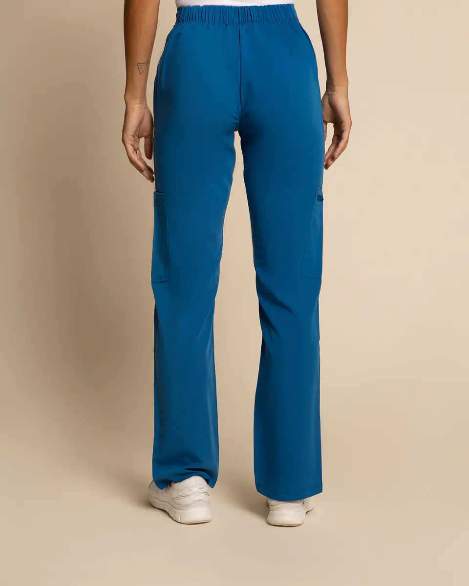 PANTALON MUJER COMFORT AZUL REY 2