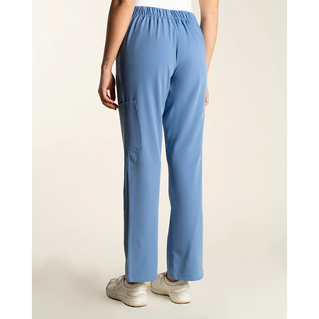 PANTALON MUJER COMFORT CELESTE