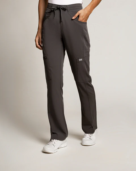 PANTALON MUJER COMFORT GRIS