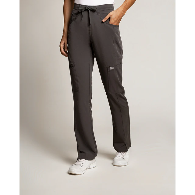 PANTALON MUJER COMFORT GRIS