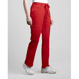 PANTALON MUJER COMFORT ROJO