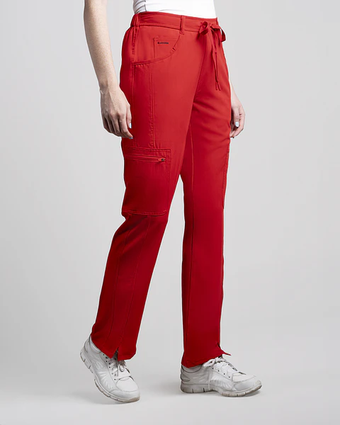 PANTALON MUJER COMFORT ROJO