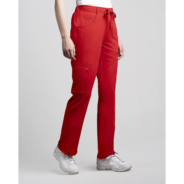 PANTALON MUJER COMFORT ROJO