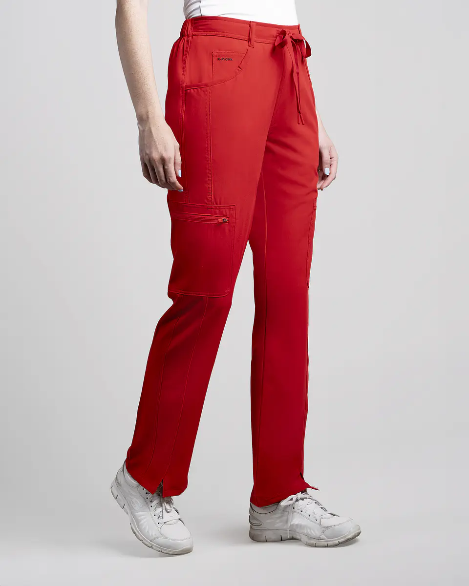 PANTALON MUJER COMFORT ROJO 1