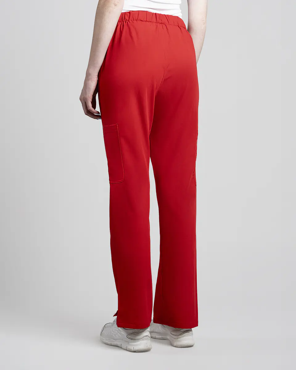 PANTALON MUJER COMFORT ROJO 2