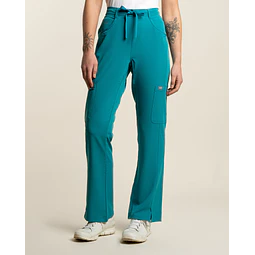 PANTALON MUJER COMFORT TEAL BLUE
