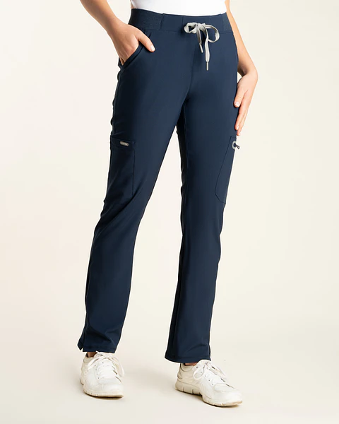 PANTALON MUJER SPORT STRETCH MARINO
