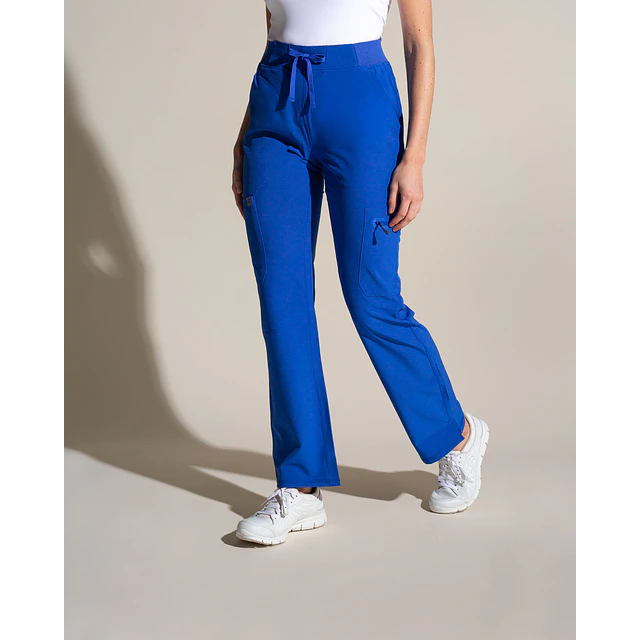 PANTALON MUJER SPORT STRETCH AZUL REY