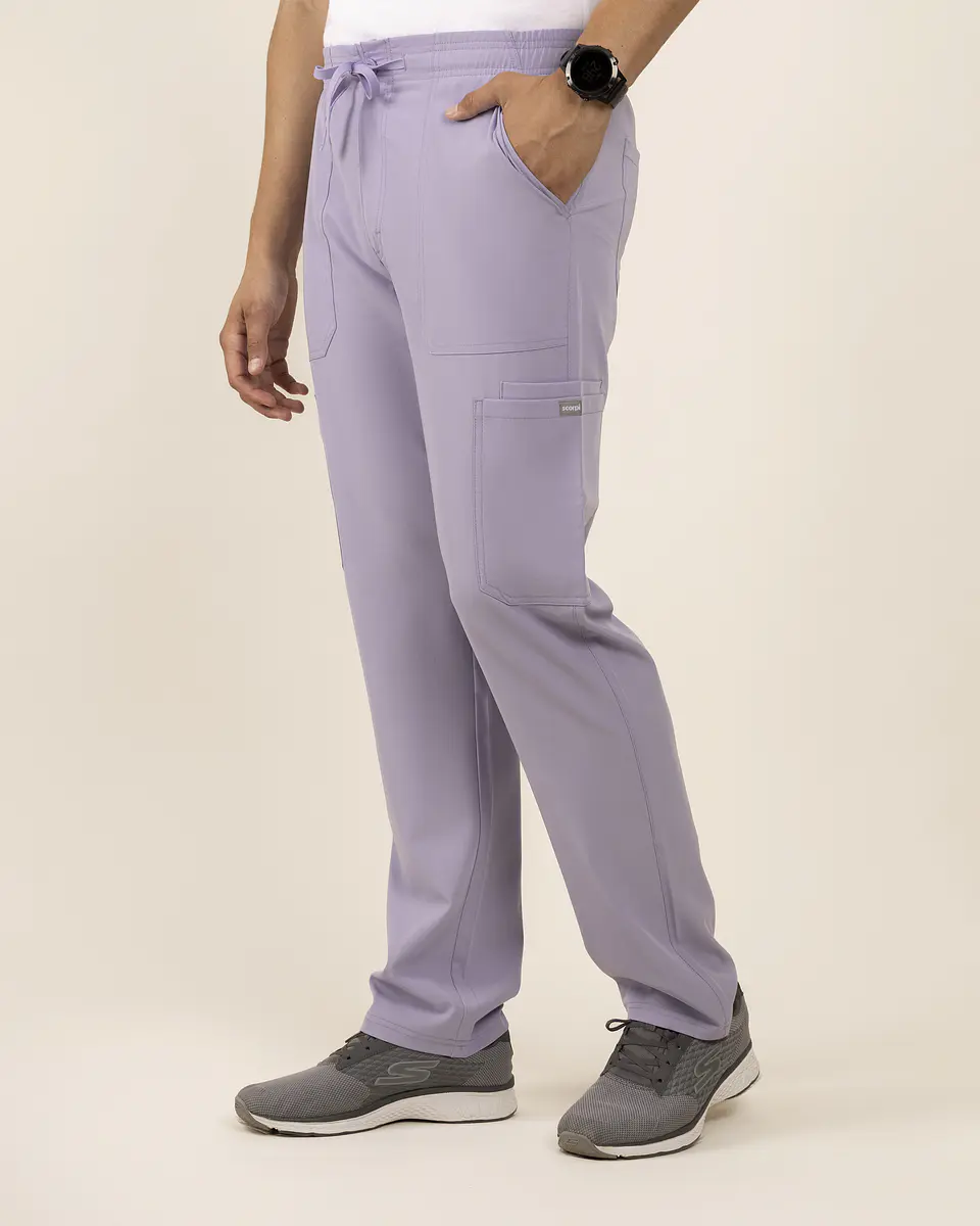 PANTALÓN COMFORT HOMBRE LILA 1