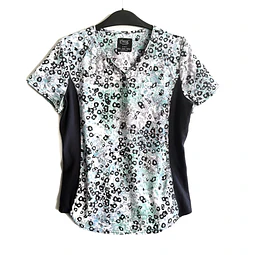 Talla S Scrub mujer Cherokee Iflex animal print elasticado