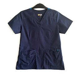 Talla S Scrub mujer azul marino $7000