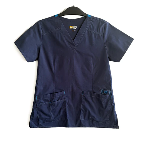 Talla S Scrub mujer azul marino $7000