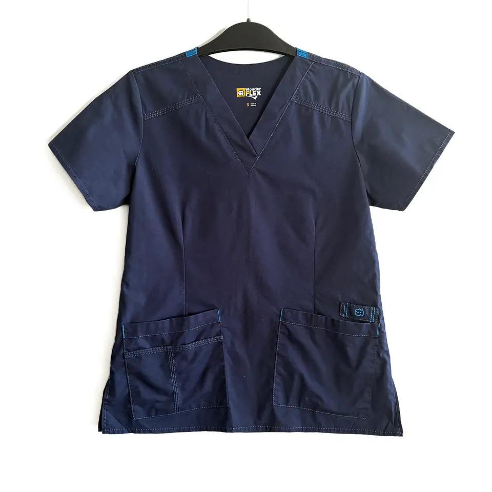 Talla S Scrub mujer azul marino $7000 1