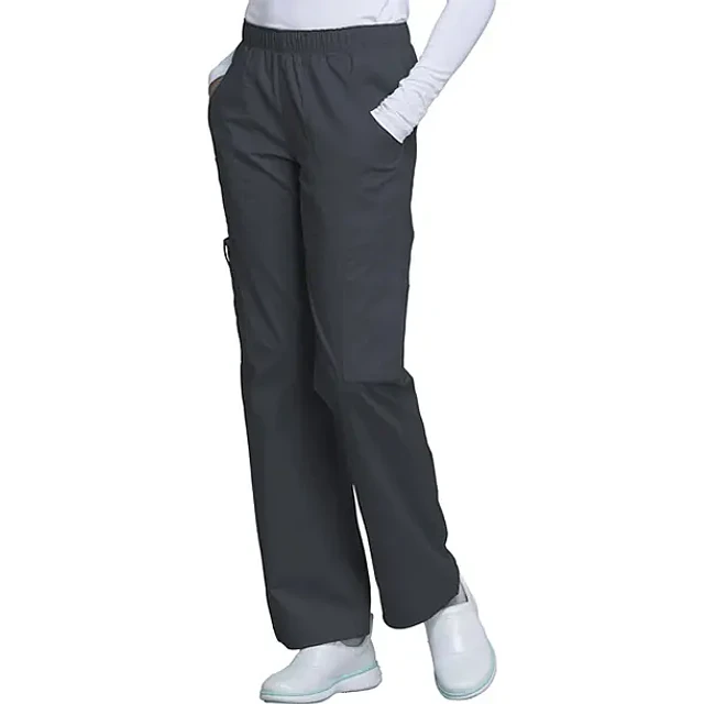 Talla S Pantalon mujer Cherokee Traditional petite gris NUEVO $10.000