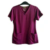 Talla S Scrub burdeo mujer elasticado $8000