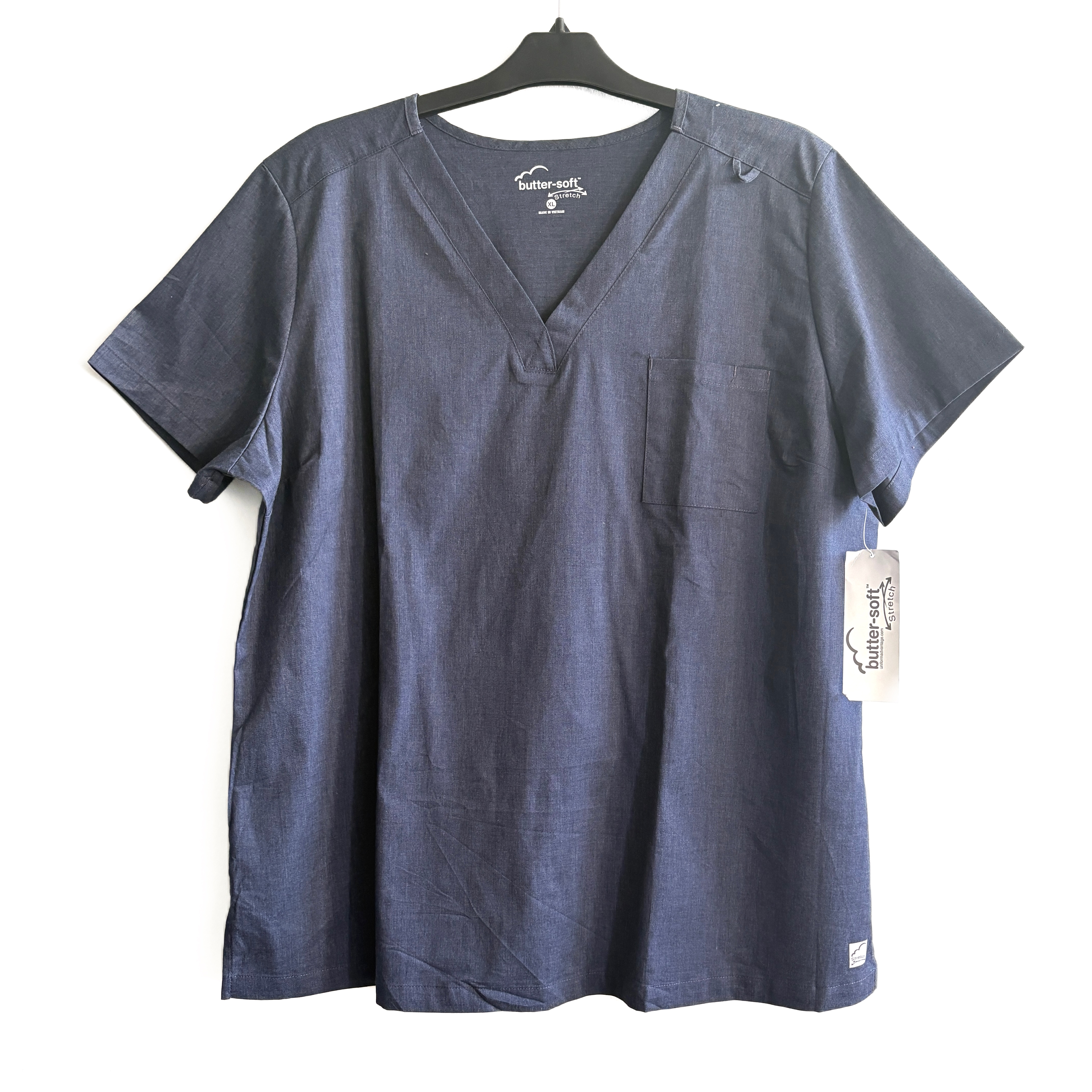 Talla XL Scrub mujer gris Buttersoft NUEVO