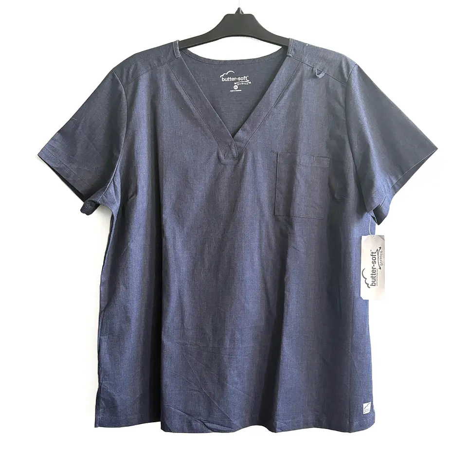 Talla XL Scrub mujer gris Buttersoft NUEVO  1