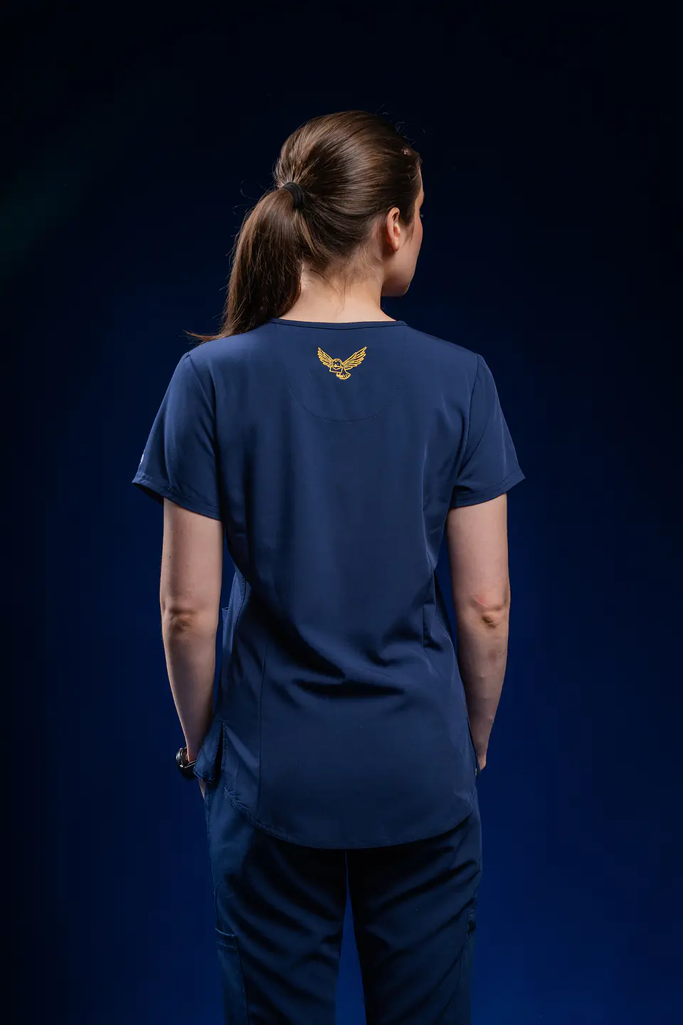 TOP MUJER HARRY POTTER AZUL MARINO 2