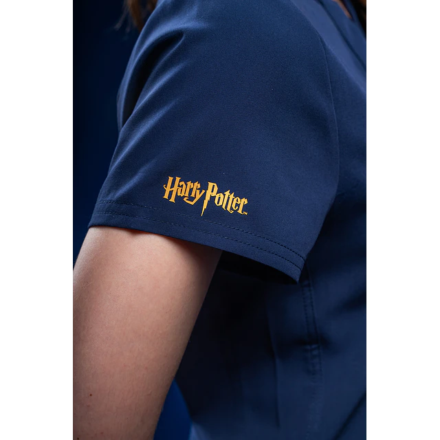 TOP MUJER HARRY POTTER AZUL MARINO