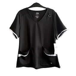 Talla XL Scrub mujer elasticado negro NUEVO $10.000