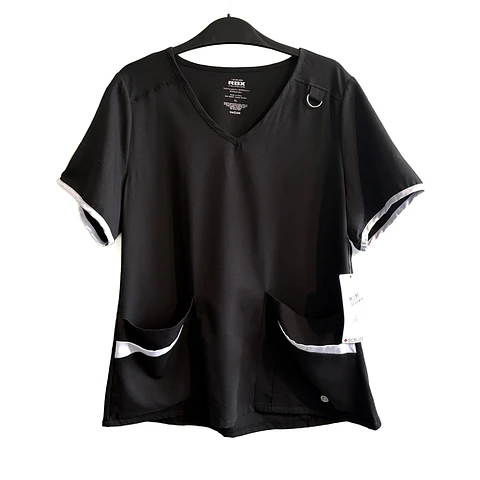 Talla XL Scrub mujer elasticado negro NUEVO $10.000