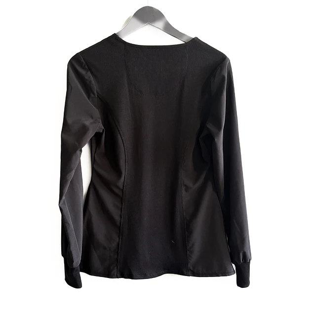 Talla S Scrub mujer negro manga larga Cherokee Infinity NUEVO $10.000