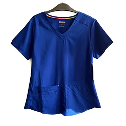 Talla M Scrub mujer azul rey semileasticado NUEVO $10.000