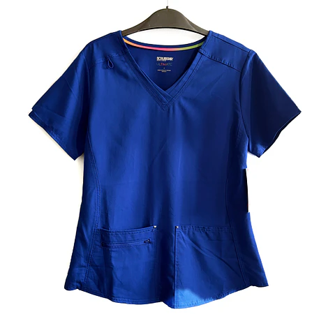 Talla M Scrub mujer azul rey semileasticado NUEVO $10.000