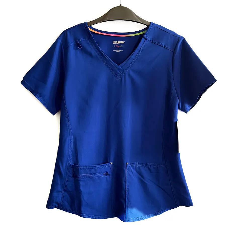 Talla M Scrub mujer azul rey semileasticado NUEVO $10.000 1