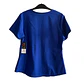 Talla M Scrub mujer azul rey semileasticado NUEVO $10.000 - Miniatura 2