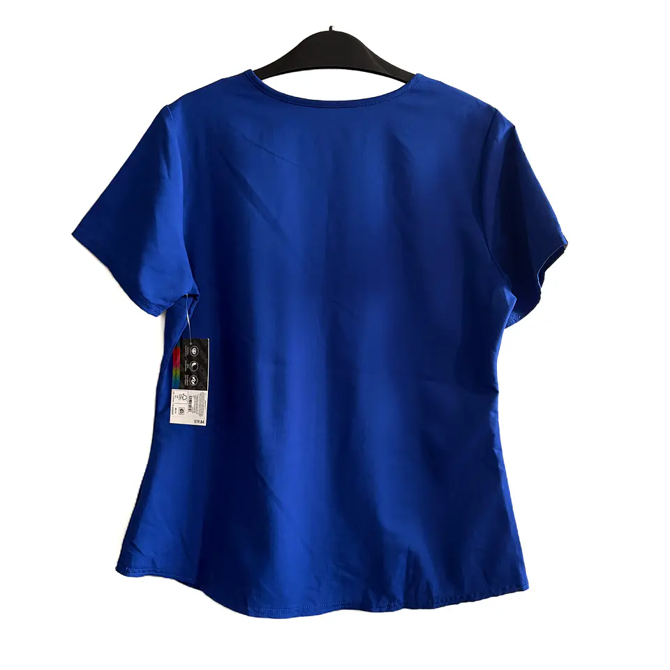 Talla M Scrub mujer azul rey semileasticado NUEVO $10.000 2