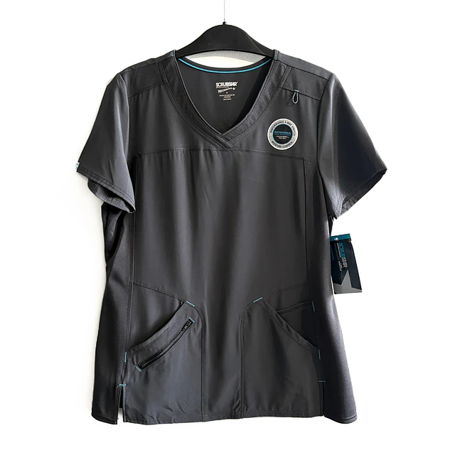Talla M Scrub mujer gris elasticado NUEVO $10.000