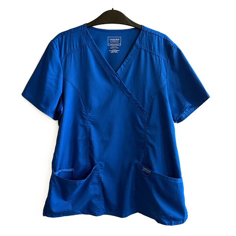 Talla L Scrub mujer azul rey Cherokee semielasticado $8000
