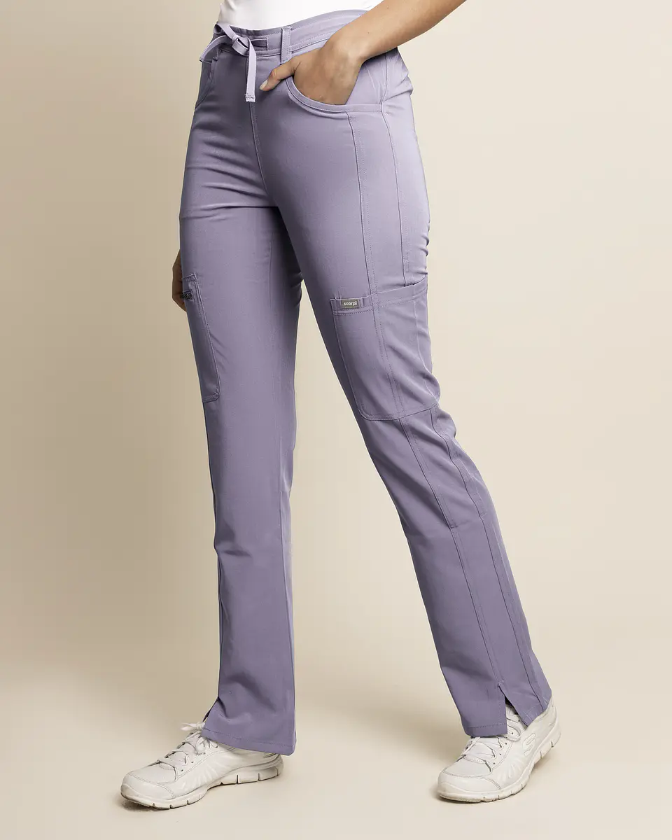 PANTALÓN MUJER COMFORT LILA 1