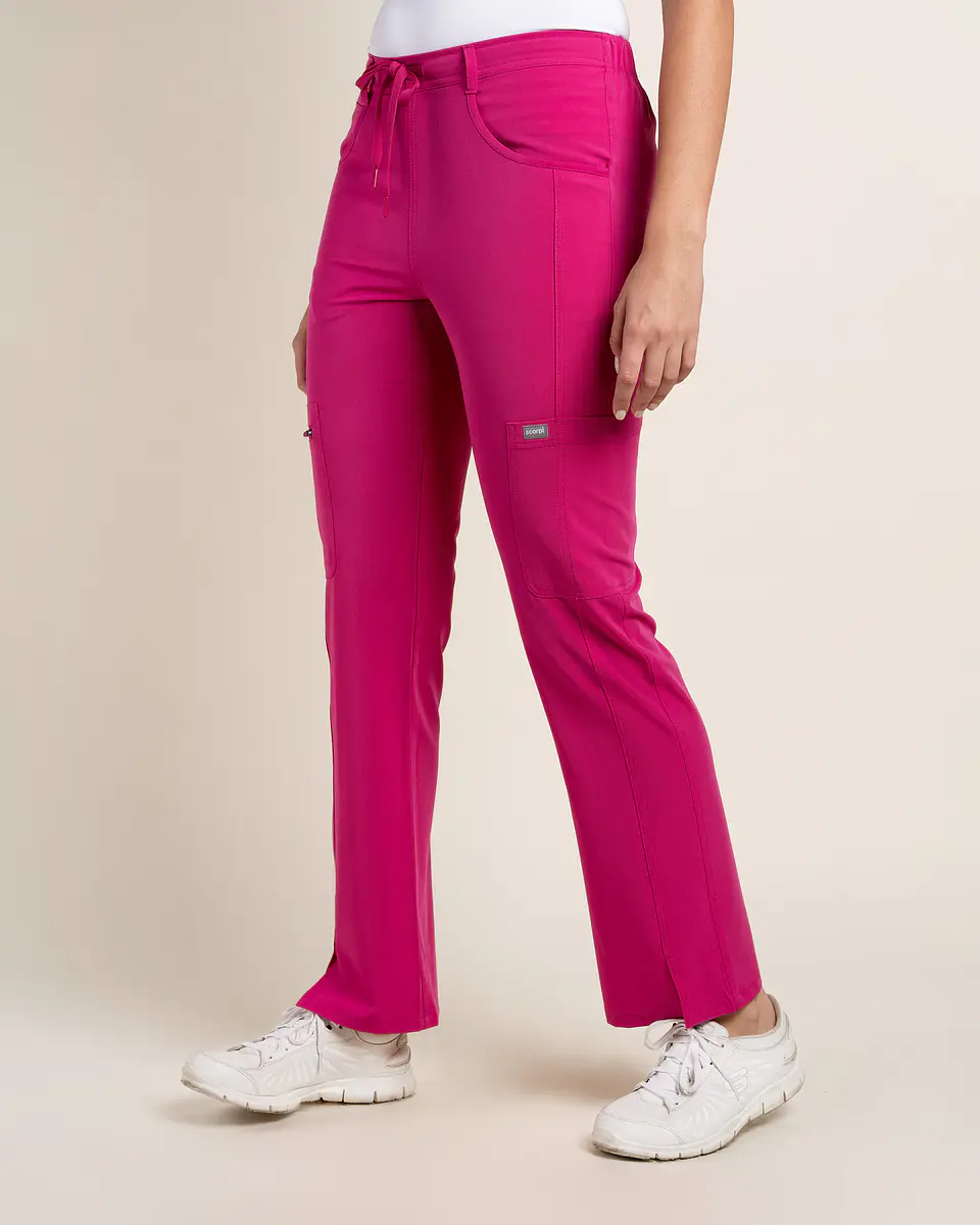 PANTALÓN MUJER COMFORT FUCSIA 1