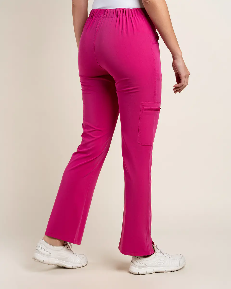 PANTALÓN MUJER COMFORT FUCSIA 2