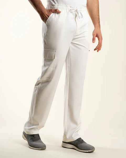 PANTALÓN WONDER HOMBRE BLANCO