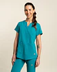 TOP MUJER COMFORT TEAL - Miniatura 1