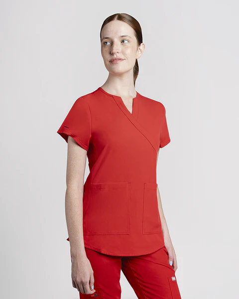 TOP MUJER COMFORT ROJO