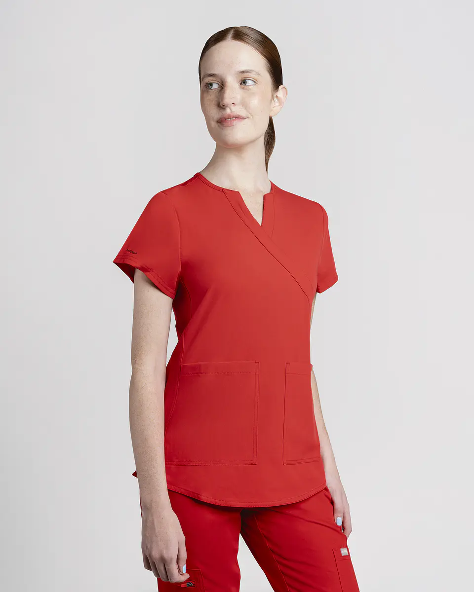 TOP MUJER COMFORT ROJO 1