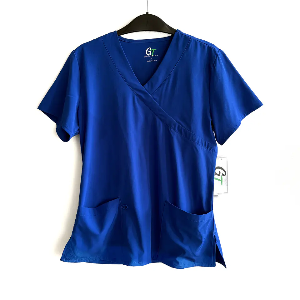 Talla M Scrub mujer azul rey elasticado NUEVO  1